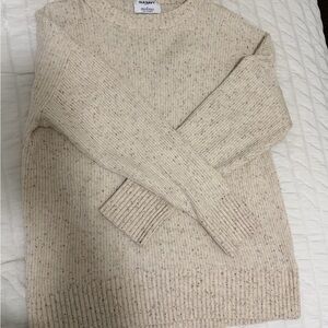 Old Navy Cream Crewneck Sweater